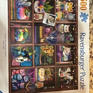 Ravensburger 500-Piece Puzzle with Orange and Blue Accents